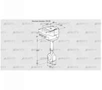 IBHS65W01A/40A3D (88301818) Дроссельная заслонка Kromschroder