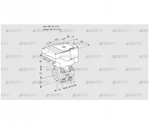 IFC115/15R05-08PPMM/40A2AR10-I (88303425) Регулирующий клапан с сервоприводом Kromschroder