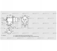 ZIO 165RB-50/35-(17)D (84246117) Газовая горелка Kromschroder