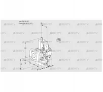 VAG3E50F/40R05GEVWR/PP/PP (88106263) Газовый клапан с регулятором соотношения Kromschroder