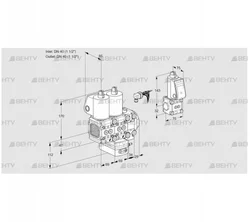 VCH2E40R/40R05FNHEVWL/PPBS/PPPP (88107853) Клапан с регулятором расхода Kromschroder