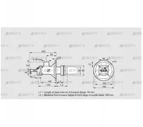 BICA 65HM-50/185-(72)D (84099432) Газовая горелка Kromschroder