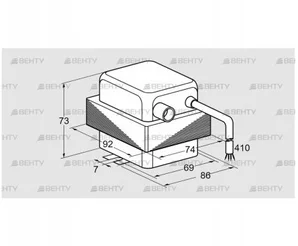 TZI 7-25/20W (84327455) Трансформатор розжига Kromschroder