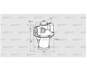 GIK 15R02-5LB (03155174) Регулятор соотношения газ/воздух Kromschroder