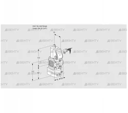 VAD1-/20R/NW-50A (88030540) Газовый клапан с регулятором давления Kromschroder