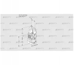 VAG1T-/25N/NKAA (88029264) Газовый клапан с регулятором соотношения Kromschroder