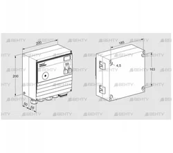 BCU460-3/1LW8GBB1/1 (88613343) Блок управления горением Kromschroder