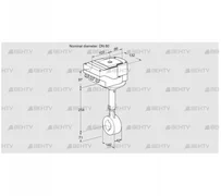 IBHS80Z01A/40A3D (88302258) Дроссельная заслонка Kromschroder