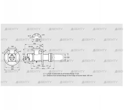 BIC 140HD-0/335-(65)E (84099983) Газовая горелка Kromschroder