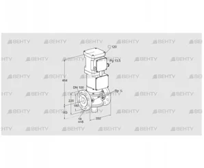 VK 100F40W6HG93DSF (85315424) Газовый клапан с приводом Kromschroder