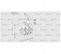 VCS1E25R/10R05NLWR3/PPPP/PPPP (88101008) Сдвоенный газовый клапан Kromschroder