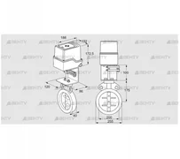 IDR200Z03D100AU/50-15Q15E (88303646) Дроссельная заслонка Kromschroder