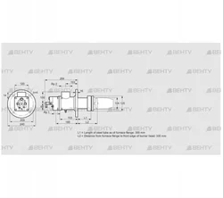 BIC 100RM-300/335-(110)E (84033341) Газовая горелка Kromschroder