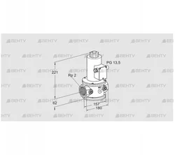 VG 50/39R10NK33 (85261130) Запорный газовый клапан Kromschroder