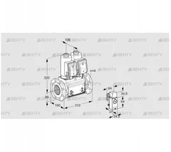 VCS7T80A05NNQGRB/MMPM/P4PP (88204343) Сдвоенный газовый клапан Kromschroder