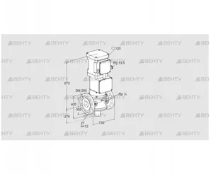 VK 250F05T5HA6L3S2V (85312155) Газовый клапан с приводом Kromschroder