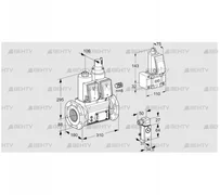 VCS780F05NLWR3E/4-B-/2-PP (88206548) Сдвоенный газовый клапан Kromschroder