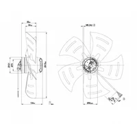 Осевой вентилятор ebmpapst A4E420AK0209