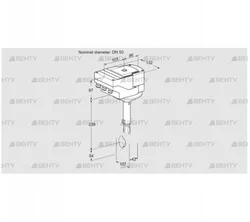 IBH50Z01A/20-30Q3E (88303151) Дроссельная заслонка Kromschroder