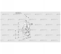 VAD125R/NQSR-50A (88012662) Газовый клапан с регулятором давления Kromschroder