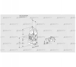 VAD1-/25R/NW-50A (88001538) Газовый клапан с регулятором давления Kromschroder