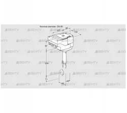 IBH80Z01A/20-30W3TR10 (88301769) Дроссельная заслонка Kromschroder