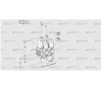 VCH1E25R/25R05FNHEWR3/PPPP/PPPP (88101282) Клапан с регулятором расхода Kromschroder