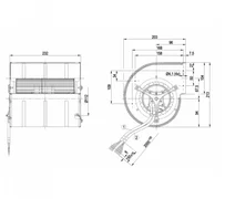 Центробежный вентилятор ebmpapst D3G133DD6714