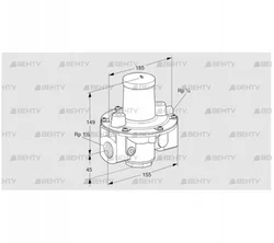 GDJ 40R04-0LZ (03155054) Регулятор давления Kromschroder