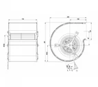 Центробежный вентилятор ebmpapst D2E146CD5109
