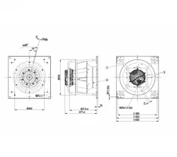 Центробежный вентилятор ebmpapst K3G450PA2371