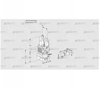 VAG1-/15R/NWBE (88000299) Газовый клапан с регулятором соотношения Kromschroder