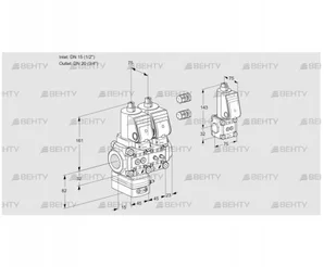 VCD1E15R/20R05D-100NWSR3/PPMM/PPZS (88106485) Регулятор давления Kromschroder