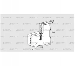 BCM 400S0B1/1-0 BCU400N (74960690) Шина Kromschroder