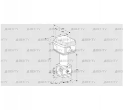 RV 2/CML10Q60S1 (86060546) Регулирующий клапан Kromschroder