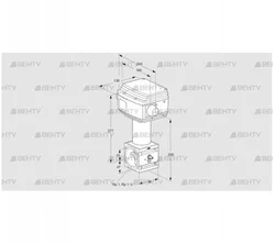 RV 2/EML05Q60S1 (86060548) Регулирующий клапан Kromschroder