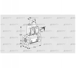 VCS780F05NLKGRB/PPPP/PPPP (88203005) Сдвоенный газовый клапан Kromschroder