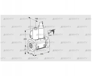 VCS665F05NLWLB/PPPP/PPPP (88204872) Сдвоенный газовый клапан Kromschroder