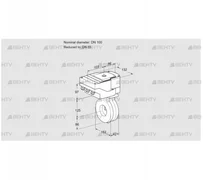 IBA100/65Z05/40A2A (88303579) Дроссельная заслонка Kromschroder