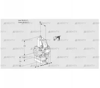 VAH2E25R/25R05HEVWR/PP/PP (88107627) Клапан с регулятором расхода Kromschroder