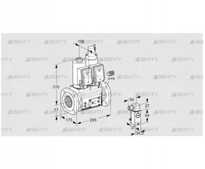 VCS665F05NLWGR3E/3-34/MMEM (88202885) Сдвоенный газовый клапан Kromschroder