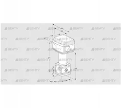 RV 2/ZML10Q60S1 (86060543) Регулирующий клапан Kromschroder