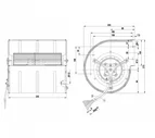 Центробежный вентилятор ebmpapst D3G133DD6713