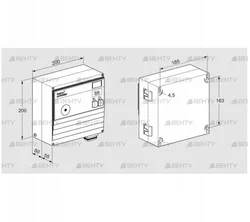 BCU480T-3/3/1L5W3-D3B1/1 (88612636) Блок управления горением Kromschroder