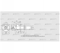 BIC 100RB-250/285-(109)FR (84033530) Газовая горелка Kromschroder