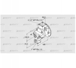 TJ28.0050-A2AHSCNF2D6FSB0 (85401173) Газовая горелка Kromschroder