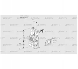 VAD1-/25R/NW-100A (88011894) Газовый клапан с регулятором давления Kromschroder