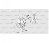 VCG2E40R/40R05NGEWR6/PPPP/PPBS (88104930) Клапан с регулятором соотношения Kromschroder