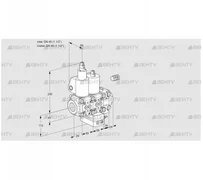 VCH2E40R/40R05LHEVWL/PPPP/PPPP (88107071) Клапан с регулятором расхода Kromschroder