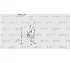 VAD1-/25R/NW-50A (88002979) Газовый клапан с регулятором давления Kromschroder